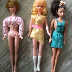 Vintage 1950’s Lot of 3 Made in Hong Kong Clone Dolls